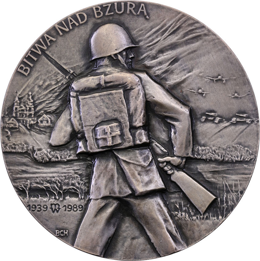 Polska. Medal 1989 MW Tadeusz Kutrzeba, SREBRO- Mennica Warszawa